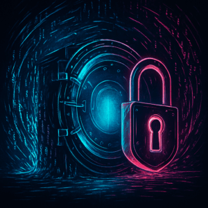 Isometric infographic illustrating how unsecured servers lead to data leaks affecting various personal and financial information